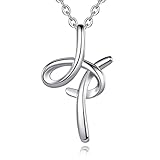 EUDORA Sterling Silver Necklace 26 Letters Alphabet