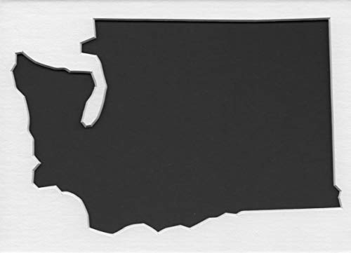 Washington State Stencil Made From 4 Ply Mat Board
