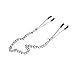 Adjustable Non Piercings Women Body Jewelry with Clamps - Silver