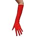 Red Costume Gloves (Elbow Length) ~ Halloween Costume Accessories (STC12079)