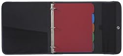 Mead Trapper Keeper Sewn Binder, 3 Ring Binder, 1.5