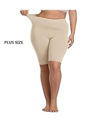 Pantalones cortos para dama, talla grande, elásticos, pantalones cortos de algodón