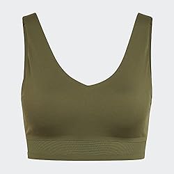 adidas,womens,Cozy Yoga Bra,Wild Pine/Black,X-Large