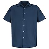 Red Kap Men's Specialized Pocketless Work