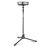 Auledio Portable Projector Stand,  Lightweight Projector Tripod Floor Stand Holder with 360° Swivel Ball Head and Adjustable Height (29.5
