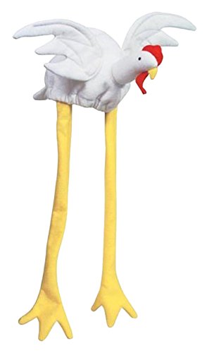 Rhode Island Novelty RN HACHIHA 885659391385 Chicken Hat, White/Yellow, 22