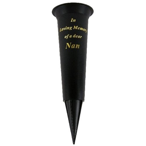 In Loving Memory NAN grave flower vase funeral spike