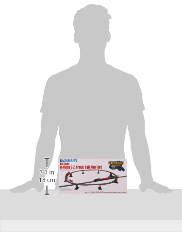 Bachmann Trains 8 PC. E-Z TRACK Tall Pier Set