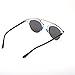 GAMT New Designer Cateye Polarized Sunglasses For Women Classic Style Lucency Frame Silver Lens