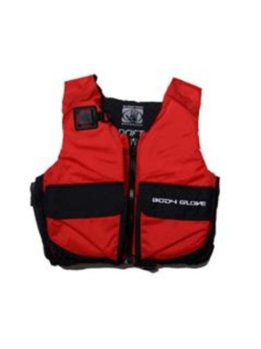 Body Glove 6254 Drift Paddling Vest USCG PFD (Black/Red, M/L)