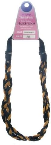 Lord & Cliff Think Pink Hair Stream Braided Headband Stream 2: Gold and Black
