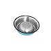 PETCEE Stainless Steel Small Dog Bowls Have Rubber Grommet Around The Bottom Set of 2