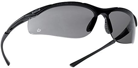 Boll Safety 253-CT-40045 Contour Safety Eyewear with Semi-Rimless Nylon Frame and Smoke Anti-Fog Lens by Boll Safety