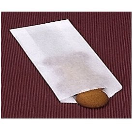 4 1/2in. x 6 3/4in. glassine waxed paper bags - 100/pac…