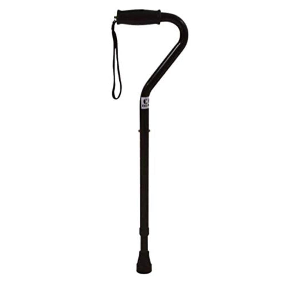 Homecraft Bariatric Offset Handle and Loop Walking Stick, Height Adjustable Walking Stick, Designed for Bariatric Users