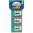 Maxell(R) Microcassette Tape, 60-Minute, Pack of 3