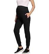 V VOCNI Maternity Pants Women's Soft Lounge Workout Jogger Sweatpants with Pockets