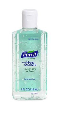 PURELL 9631CT  Advanced Instant Hand Sanitizer w/Aloe, 4oz Flip-Cap Bottle (Case of 24)