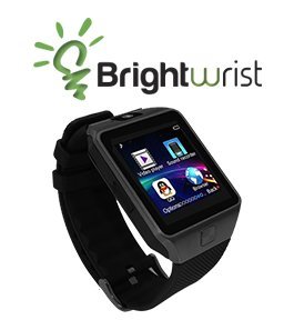 Brightwrist Smartwatch (Black on Black)