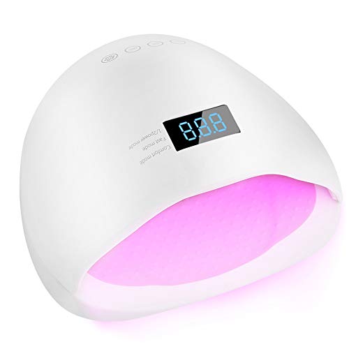 Professional 48W Nail Dryer, Nail Dryer Lamp, Nail Phototherapy Whitening Gel Polish Curing Manicure,(US)