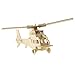 MICHLEY 1pc 3D Wooden Jigsw Puzzle Kid Educational Woodcraft DIY Kit Toy Simulation Models Fighter Plane