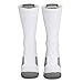 Athletic Half Cushioned Crew Socks | Mid Calf | White | Custom Team Number