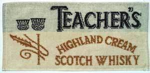 Teachers Whiskey Baumwolle Bar Towel (pp)