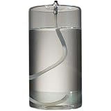 Firefly 5-Inch Refillable Glass Pillar Candle - Liquid Candles are the Latest Trend in Candle Lighting