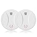 3 Pack 10 Year Battery Operated Smoke Detector and Carbon Monoxide Detector, Travel Portable Photoelectric Fire Co Alarm for Home, Kitchen