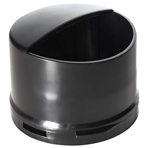 Refrigerator Water Filter Cap Aftermarket Replacement For Whirlpool 2260518B Black Matte by FILTRZ