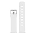 Lamshaw Smartwatch Band for Michael Kors Access Sofie, Quick Release Classic Silicone Replacement Band for MK Access Sofie Smartwatch (White)
