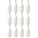 510 Central Boston Round LDPE Plastic Bottle Yorker Spout Cap 120mL 4oz (No Hole, 12 Pack)