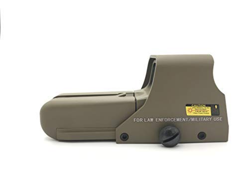 Mini Holographic Reflex Sight Red Dot Rifle Scope Tactical Light Adjustable Brightness Gun Sights Gun Parts Tan Color - Thumbnail 5