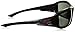 Edge TXB216-P1 Brazeau Patriot 1 Polarized Wrap-Around Safety Glasses, Anti-Scratch, Non-Slip, UV 400, Military Grade, ANSI/ISEA & MCEPS Compliant, 5.04
