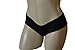 Brazilian Scrunch Micro Lowrise Sexy Ultra Cheeky Booty Shorts (Black)
