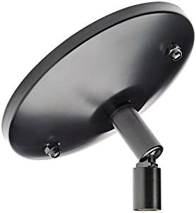 Kendal Lighting TA014-SW-BLK Designers Choice Track Lighting Stem Kit Swivel Canopy, Black Finish