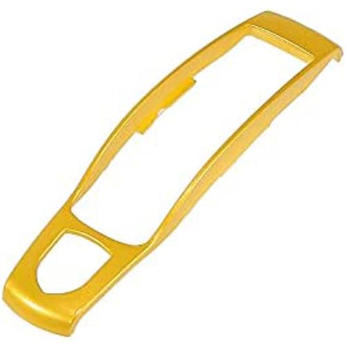 MACHSWON Key Shells Gold Tone Car Remote Key Fob Case Cover Shell Trim Plastic for Porsche Cayenne Panamera Macan