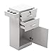 BarberPub Locking Beauty Salon Storage Hair Dryer Holder Stylist Equipment Drawer 2021 (White)thumb 3