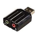 SYBA Multimedia USB Stereo Audio Adapter - 1 x Type A Male USB - 2 x Mini-phone Female Audio - SD-CM-UAUD