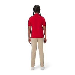 French Toast Little Girls' Short Sleeve Interlock