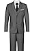 Flyme Toddler Kids Boys Suits 5 Piece Slim Fit Suit for Boys Grey Size 6