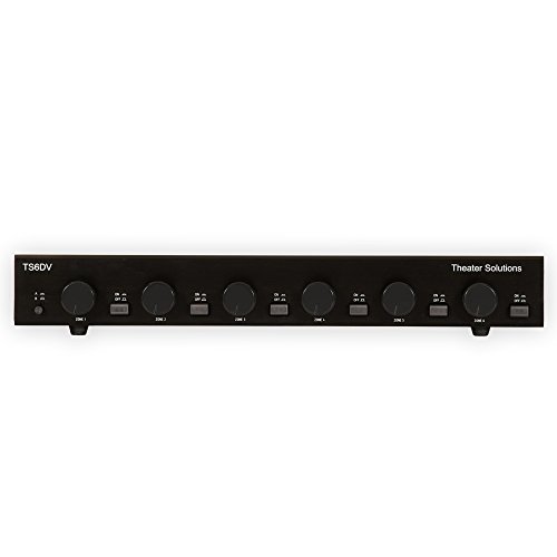 Theater Solutions TS6DV Six Zone Dual Source Selector with Volume