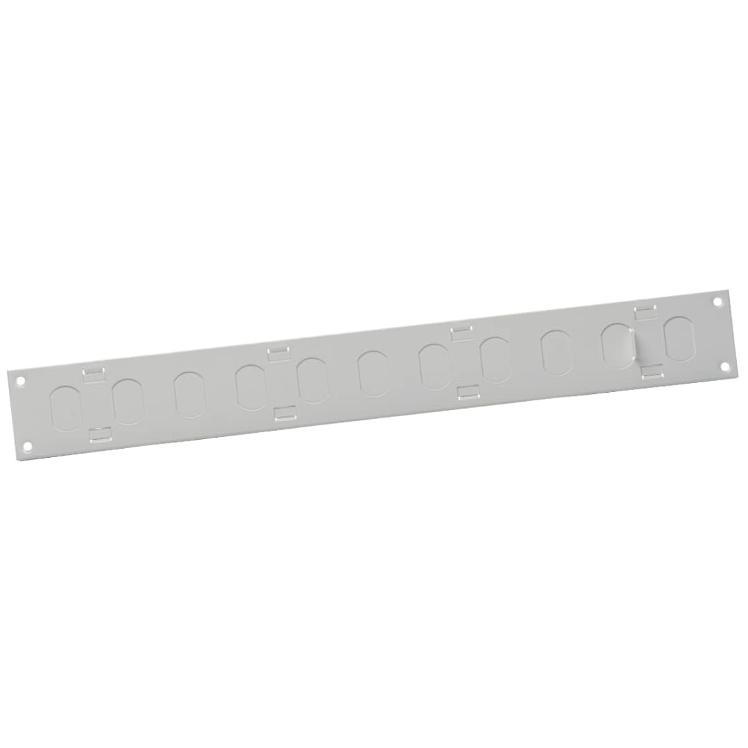 400x50mm (16x2") Sliding Grille Made of Sheet Steel – White Ventilation Grille, Exhaust Grille, Made by Europlast