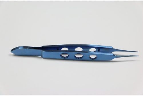 CASTROVEIJO SUTURE FORCEPS 1X2 0.12MM TEETH (Titanium)