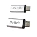 Duttek 2Pcs USB3.1 Type C OTG Adapter, USB C Female to Micro USB Male OTG (On The Go) Converter Charging Data Sync Adapter for Galaxy S7,S7 Edge, LG G4, Nexus 6 (Silver-OTG)