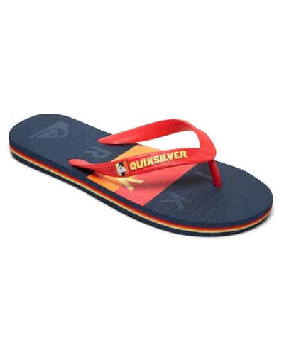 Quiksilver AQBL100425 garçon Chaussures de Plage & Piscine, Multicolore (Black/Red/Blue Xkrb), 39 EU