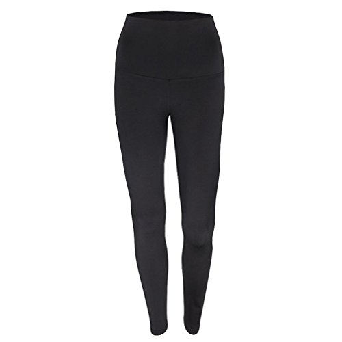 BSGSH Yoga Pants for Women Sexy Butt Lifting High Waist Skinny Tummy Control Ruched Activewear Leggings (S, Black)
