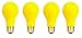 (4 Pack) 60-Watt A19 Yellow Bug Incandescent Medium Base Light Bulb