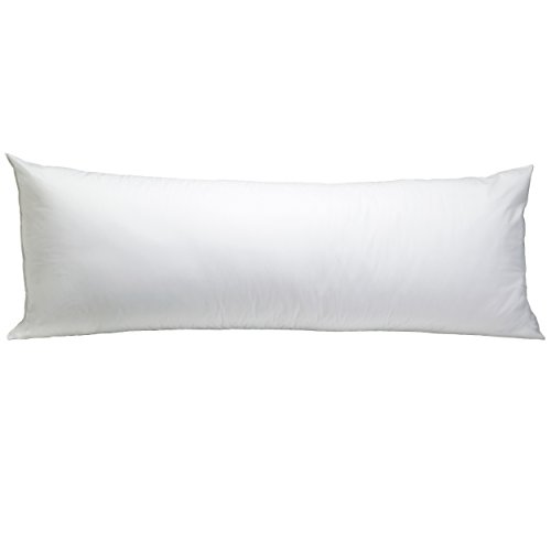 Rest Right 100% Cotton Body Pillow Protector, 20 x 54 - White