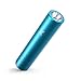 Lipstick Battery Charger 3350mAh Xcentz, Mini Portable Charger Compact External Battery Premium Aluminum with Flashlight Pocket Power Bank Phone Charger for iPhone Samsung Android Smartphone(Blue)
